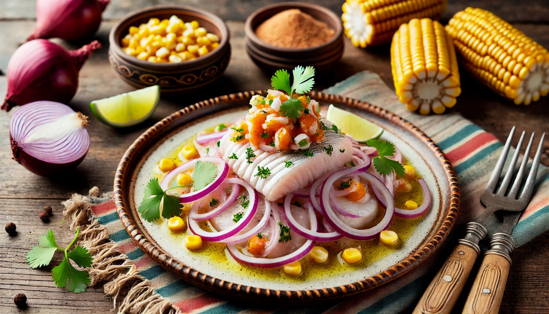 Ceviche con Aji Amarillo