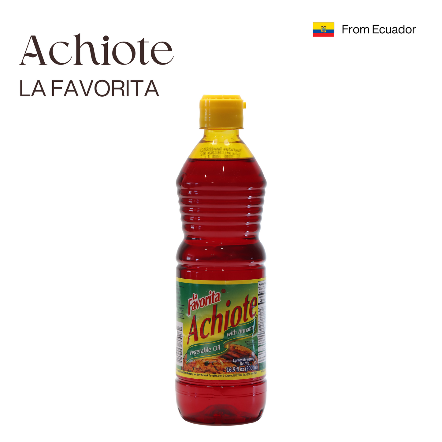 Achiote La Favorita 500 ml.