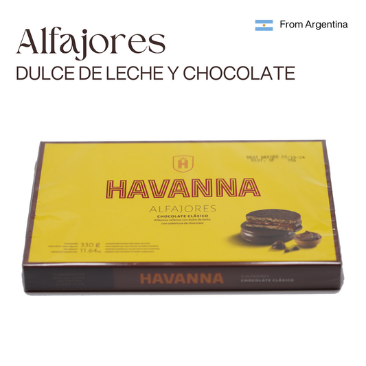 Alfajores con Dulce de Leche y Chocolate Havanna