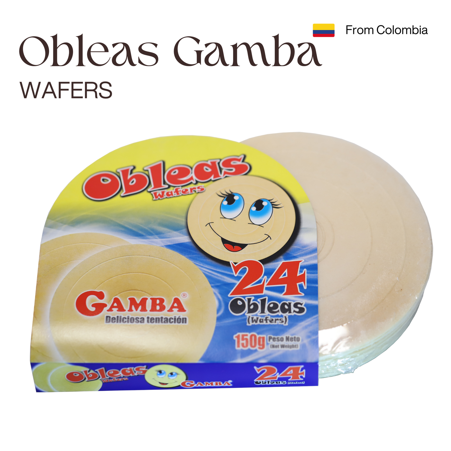 Obleas Gamba x 24 unds