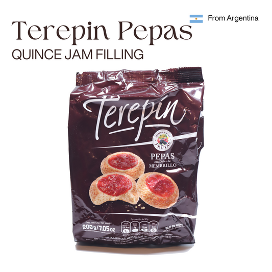 Terepin Pepas con Dulce de Membrillo