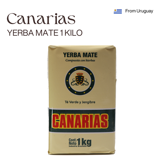 Yerba Mate Canarias Té Verde y Jengibre 1 Kilo