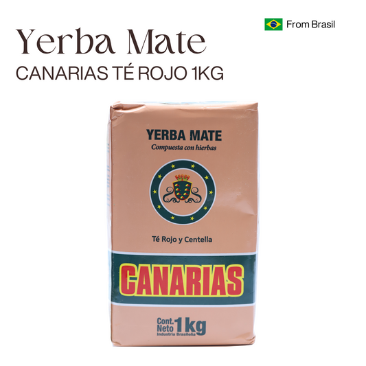 Yerba Mate Canarias Té Rojo y Centella