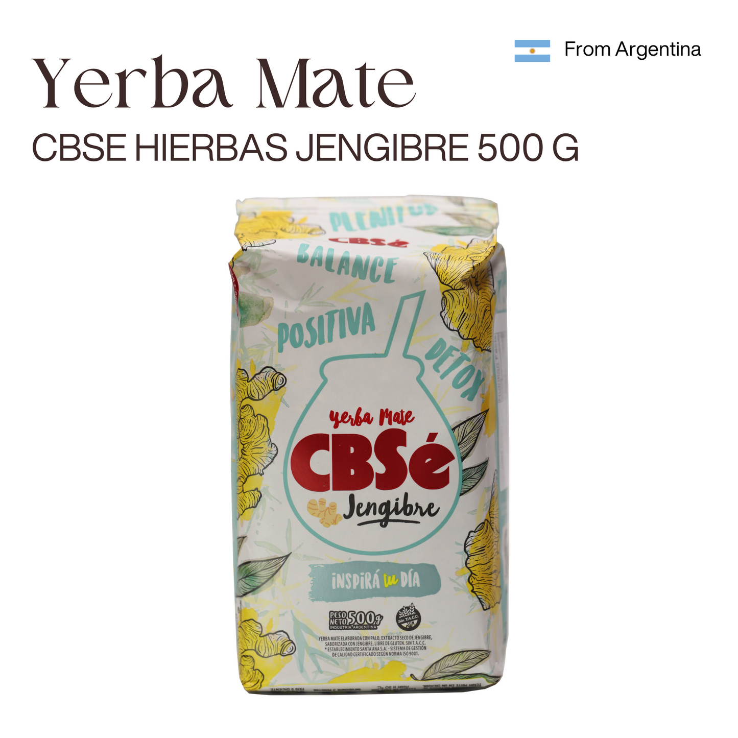 Yerba Mate CBSé Jengibre