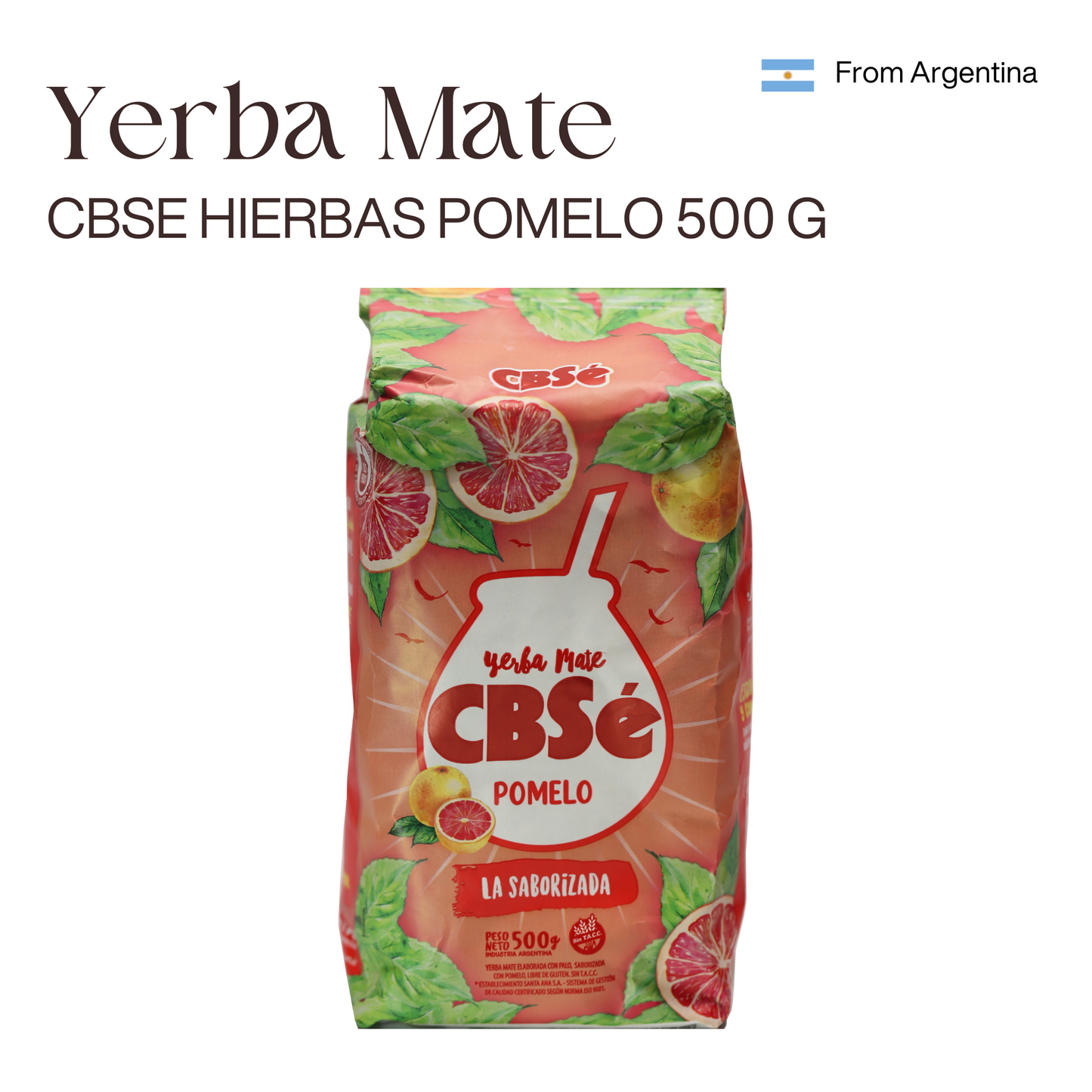 Yerba Mate CBSé Pomelo